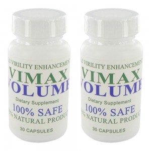Vimax Volume - Natural Male Virility Enhancement Supplement - 30 Capsules - 2 Packs