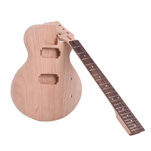 ammoon Enfants LP Style Unfinished DIY Guitare électrique Kit