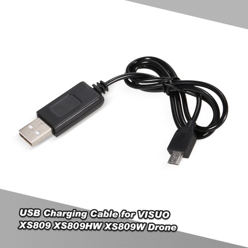Lipo Battery USB Charging Cable for VISUO XS809 XS809HW XS809W Foldable Drone RC Quadcopter