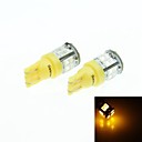 t10 149 168 W5W amarillas 5W 11LED 5730smd 560-590nm 12-16V luces laterales