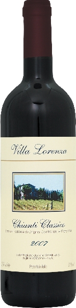 Sorelli Vino Villa Lorenza Chianti Classico DOCG Jg. 2015 Cuvee aus Sangiovese, Cannaiolo Italien Toskana Sorelli Vino