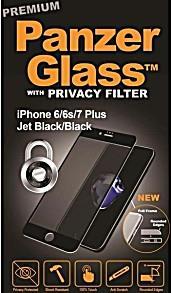 PanzerGlass Premium - Sichtschutzfilter - Schwarz - für Apple iPhone 6 Plus, 6s Plus, 7 Plus, 8 Plus