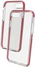Gear4 D3O Piccadilly - Hintere Abdeckung für Mobiltelefon - Polycarbonat, D3O - Rot, klar - für Apple iPhone 7, 8