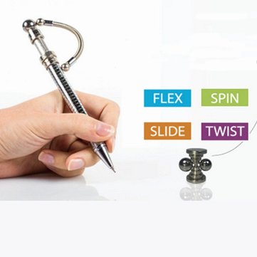 Fidget PEN As Cube Antistress Think Pen Toy Ink Pen Stress Wheel Fidgets Fingers Spinner Autism ADHD