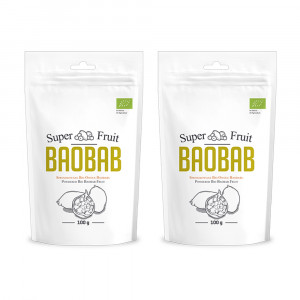 Baobab en Poudre Bio - Riche en fibres alimentaires - 2 Sachets - Economisez 10%