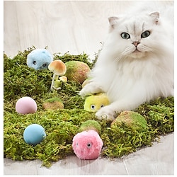 Plush Toy Ball Launchers Interactive Toy Squeak Toy Catnip Toy Dog Cat Kitten 1PC LED Durable USB Charger Pet Exercise Pet Training Plush ABSPC Gift Pet Toy Pet Play Lightinthebox