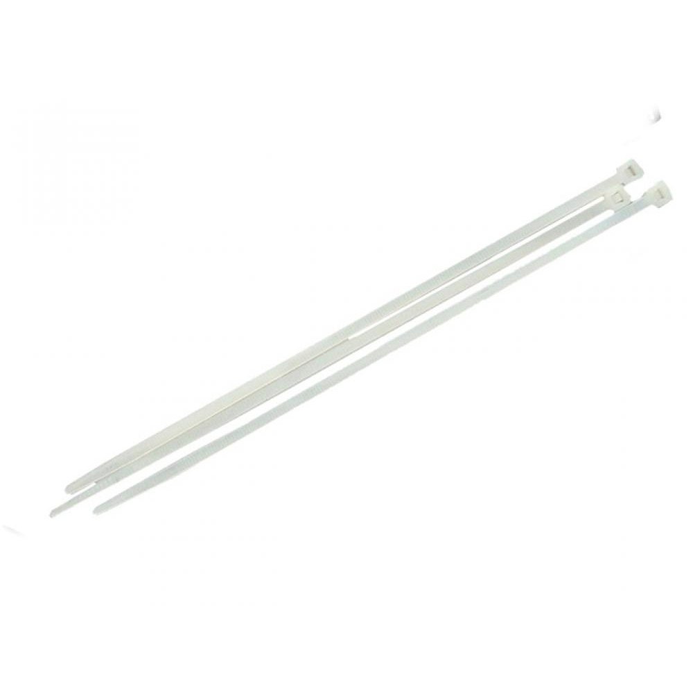 Faithfull Cable Ties 100 White 200mm x 3.6mm