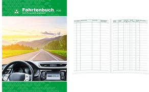 RNK Verlag Fahrtenbuch PKW, DIN A5, 32 Blatt Rückstichheftung - 1 Stück (3120)
