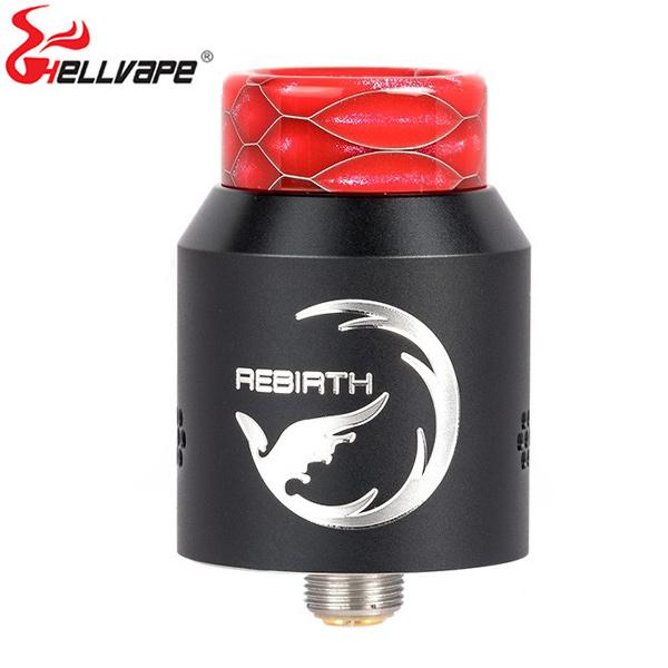 Authentic Hellvape Rebirth BF RDA Rebuildable Dripping Atomizer - Black