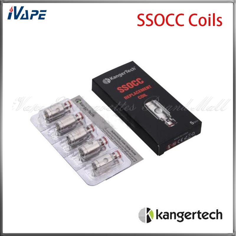 Kanger SSOCC Coils Head 100% Original Kangertech Nebox Kit Subvod Kit Replacement Coils 0.5ohm 1.2ohm 1.5ohm Ni200 0.15ohm Available