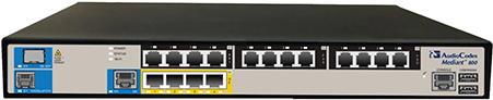 AudioCodes Mediant 800B SBA-N - VoIP-Gateway - GigE - 1U (M800B-1ET8S-SBA-N)