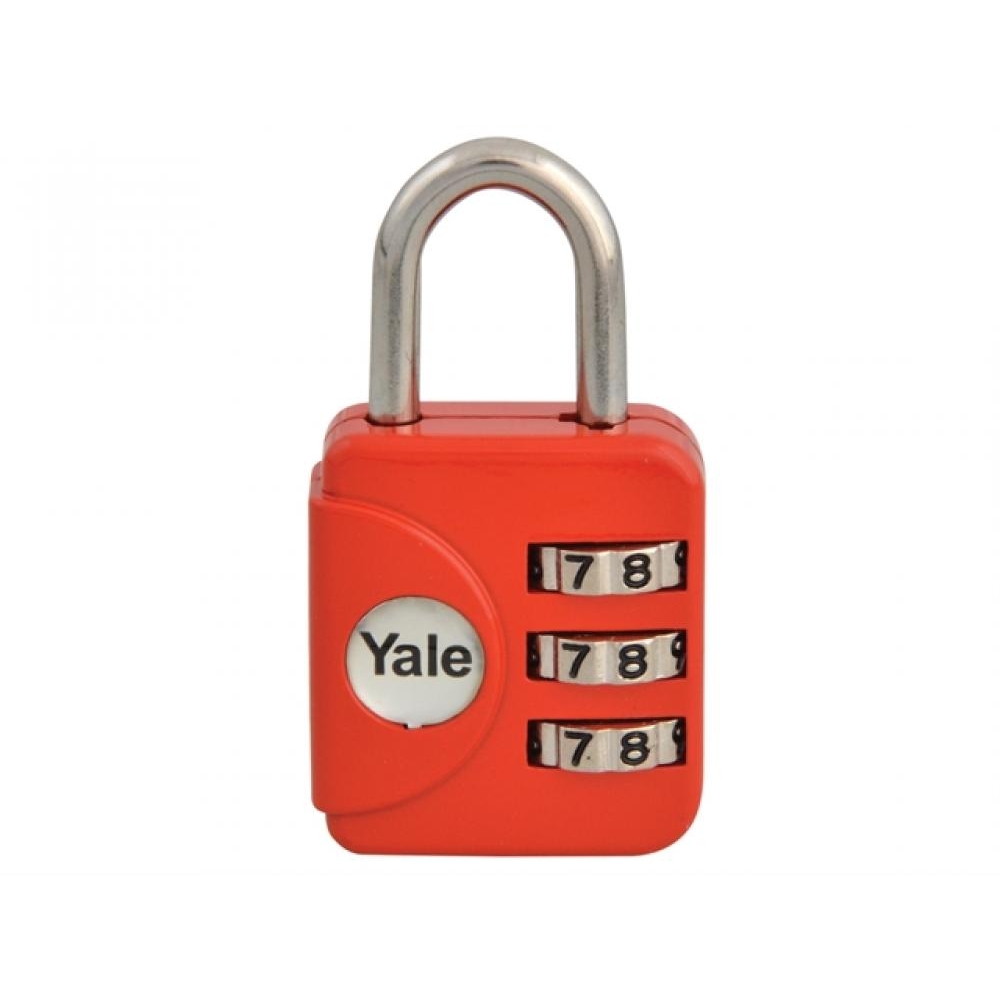 Yale Locks Combination Padlock Mixed Colour 28mm