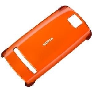 Nokia CC-3014 Hard - Schutzabdeckung für Mobiltelefon - orange - für Nokia 600