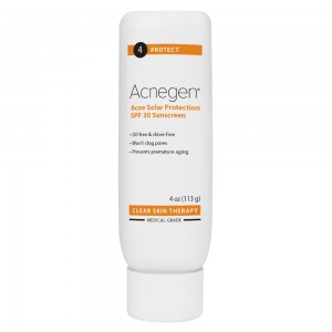Acne Solar Protection SPF 30 - Oil-Free Protecting Sun Cream For Acneic Skin - 4floz/113ml