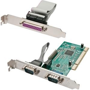 Lindy 2S1P Card 32-bit - Adapter Parallel/Seriell - PCI - RS-232 x 2 + parallel x 1 (51242)