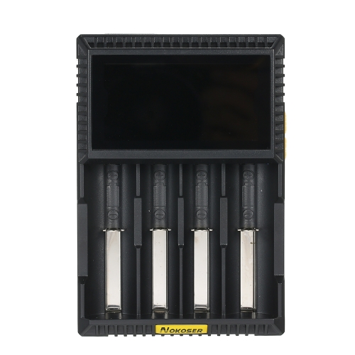 NOKOSER D4U 4 Slot LCD Smart Battery Charger