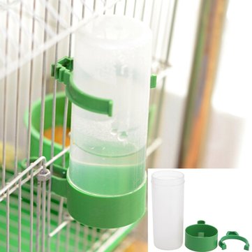 Parrot Drinker Feeder Watering Plastic With Clip For Bird Aviary Budgie Cockatiel