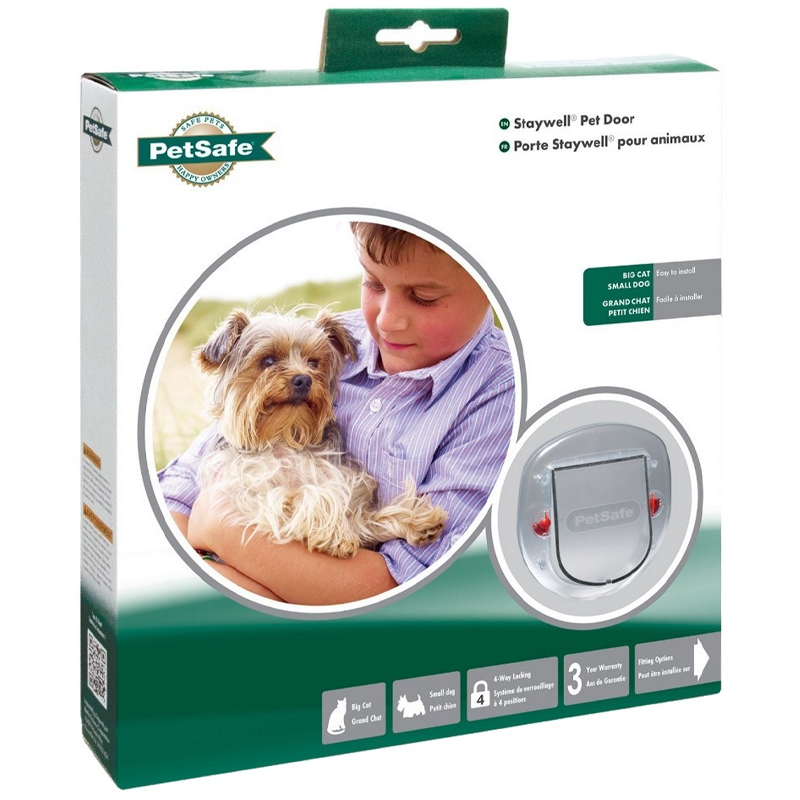 PetSafe Staywell Big Cat or Small Dog Pet Door - White
