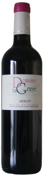 La Grave- Domaine La Grave Merlot Vin de Pays de Hauts Badens Domainenabfüllung Jg. 2017