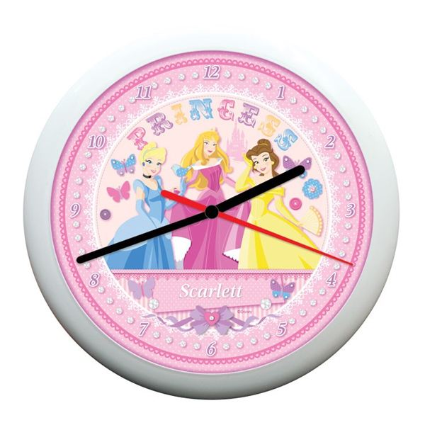 Personalised Disney Princess Fairytale Clock