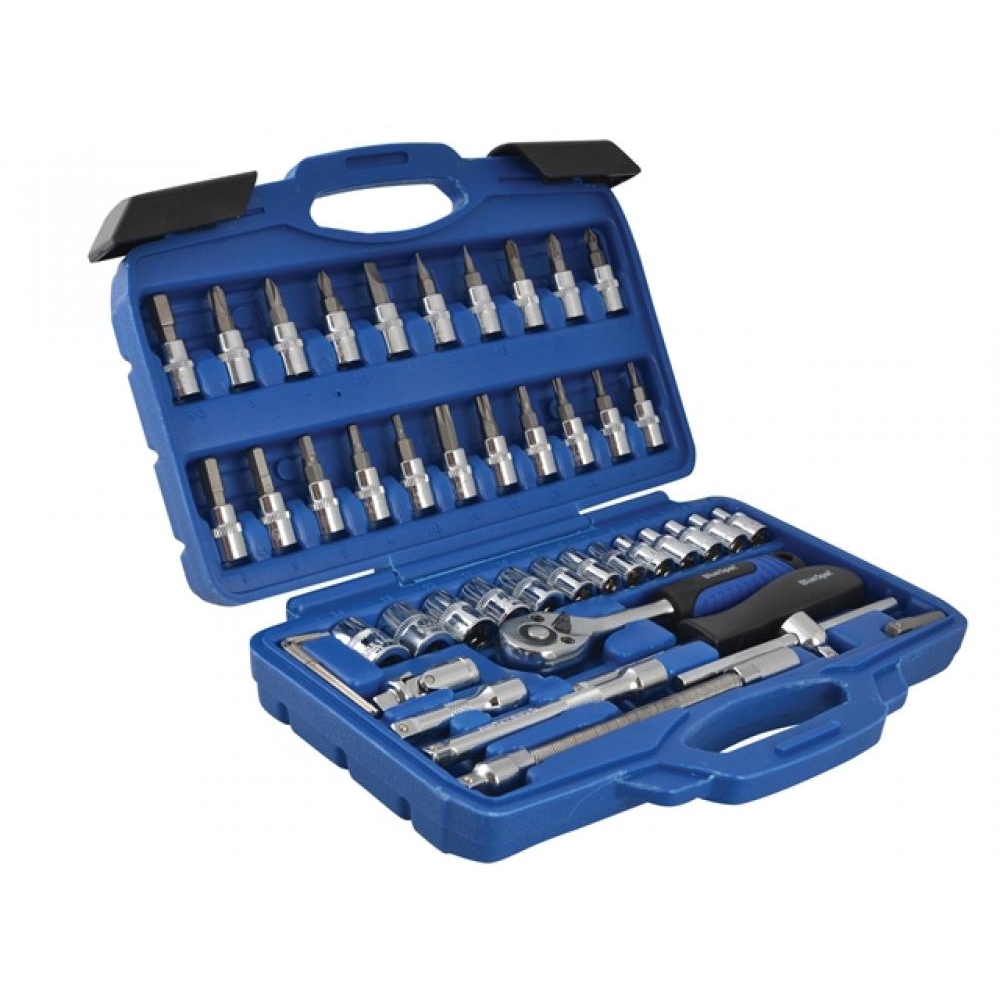 BlueSpot 01530 46 Piece 14in Square Drive Socket and Bit Set