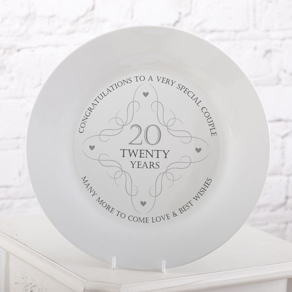 20th Anniversary Plate