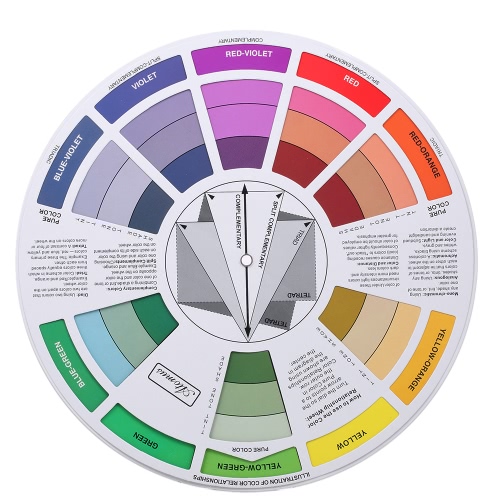 Tattoo Pigment Color Wheel Chart Color Mix Guide Supplies para Permanent Eyebrow Eyeliner Lip tatuaje