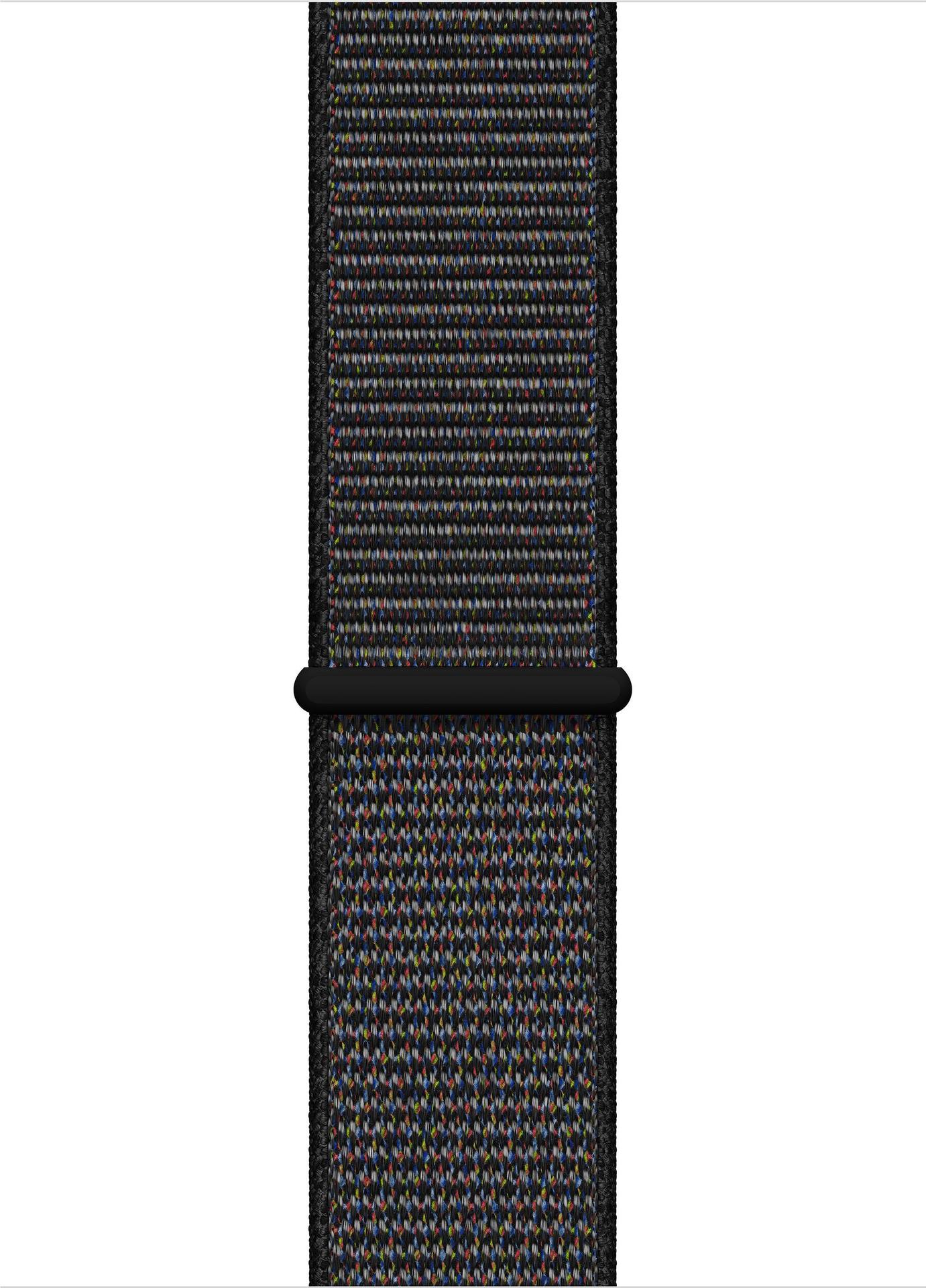 Apple 44mm Sport Loop - Uhrarmband - L - Schwarz - für Watch (42 mm, 44 mm) (MTM82ZM/A)