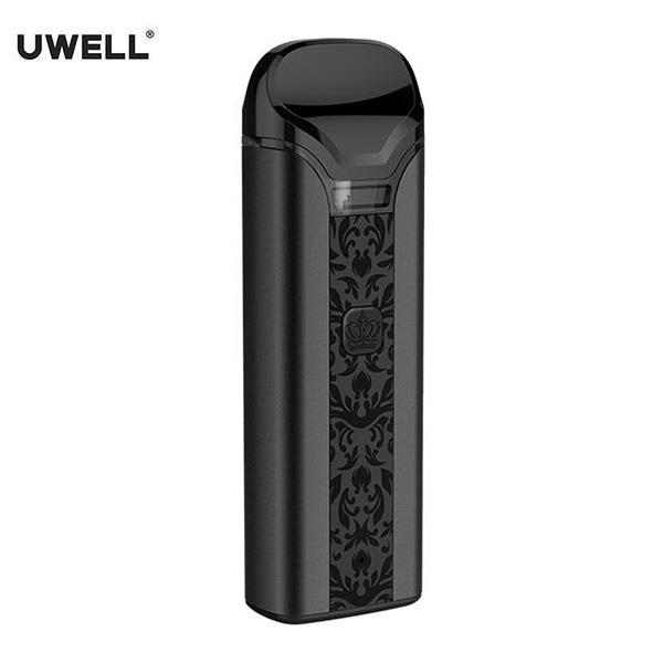 Authentic Uwell Crown Pod Ultra Portable POD System AIO Starter Kit 1250mAh 25W 3ML - Black