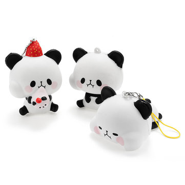 Squishy Panda 8cm Bear Slow Rising With Packaging Collection Gift Decor Toy Phone Bag Strap