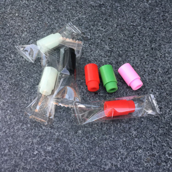 Environmental Silicone Mouthpiece Cover Drip Tip Disposable Colorful Silicon Test Tips Tester Cap Individually Pack for subtank tank