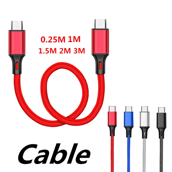 C USB cable 25CM 1m 2m 3m Data USB Charger Charge Type-c Fast Cable Factory direct sales, preferential prices need other products contact us