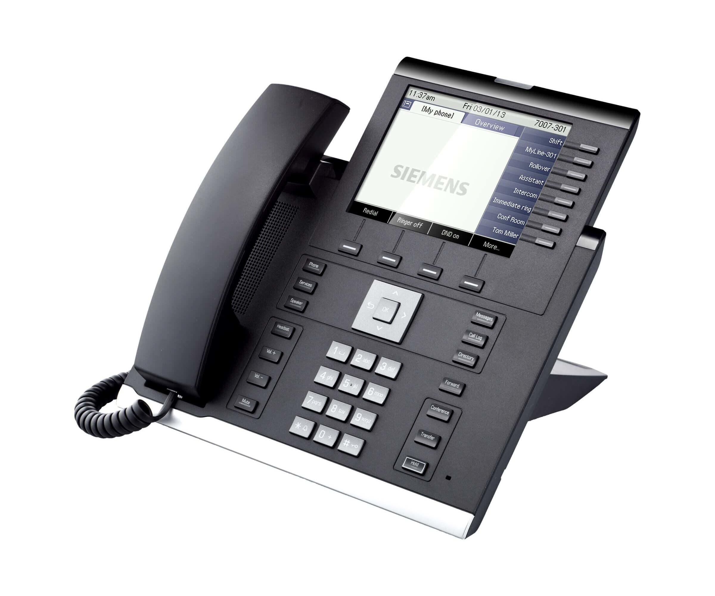 Unify OpenScape Desk Phone IP 55G - VoIP-Telefon - SIP, SRTP - mehrere Leitungen - Carbon Black