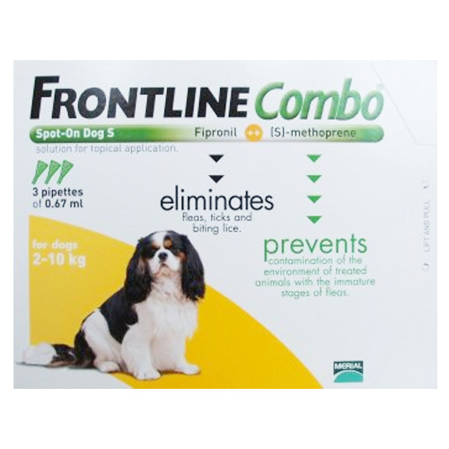 Frontline Plus (Combo) For Small Dogs Up To 22lbs (Orange) 6 Pipette
