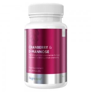 Cranberry & D-Mannose Kapseln - Naturliche Erganzung zur Unterstutzung der Harnwege - 60 Kapseln