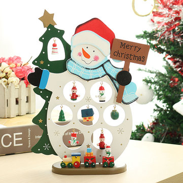 Christmas Tree Wooden Hanging Decor