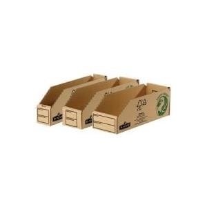 Fellowes Kleinteilebox R-Kive EARTH, braun (B)200 mm aus 100% recycelter Pappe, zu 100% wieder verwertbar, - 50 Stück (07355EU)