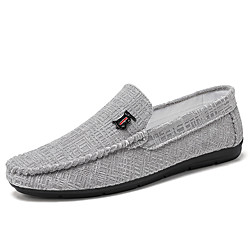 Men's Loafers  Slip-Ons Comfort Loafers Light Soles Drive Shoes Casual Daily Mesh Non-slipping Wear Proof Gray Black Fall Spring Lightinthebox