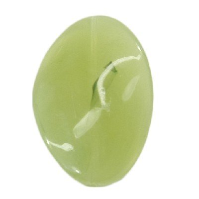 Oval-Perlen, gedreht, marmoriert, 3,5 cm, 10 Stück, lindgrün