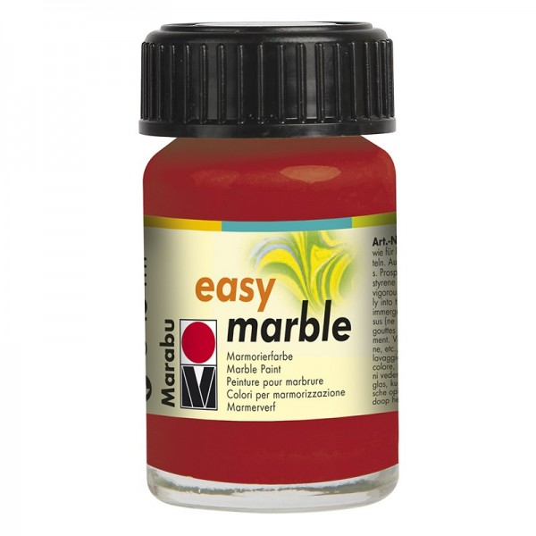 Marmorierfarbe, Marabu easy marble, 15 ml, rubinrot