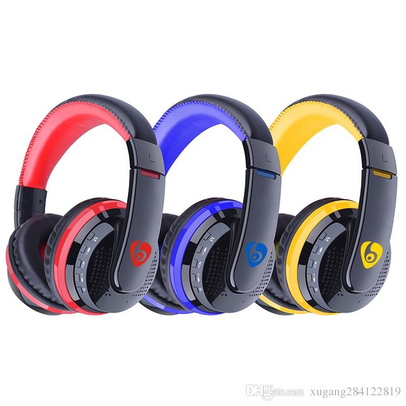MX666 Wireless Headphones Bluetooth 4.0 Headset with Microphone over the Ear Handsfree Headband Support FM TF for Phone