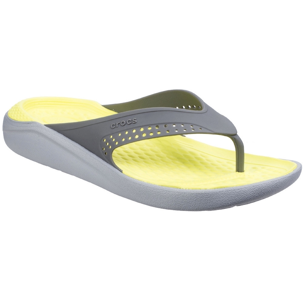 Crocs Mens LiteRide Lightweight Durable Comfortable Beach Flip Flops UK Size 9 (EU 43.5  US 10)