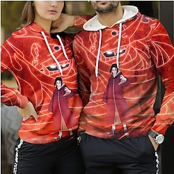 Inspired by Naruto Cosplay Costume Hoodie Print Printing Hoodie For Men's Women's Adults' 100% Polyester miniinthebox
