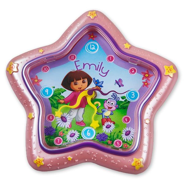 Dora the Explorer Star Clock