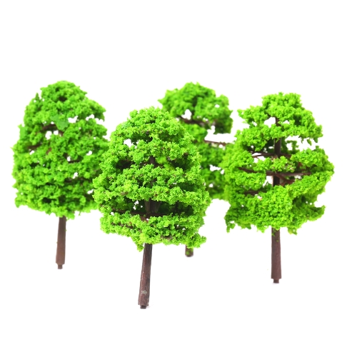 20 Pcs Model Trees Architectural Railroad Layout Garden Landscape Scenery Miniatures Supplies Building Kits Toys Style 1