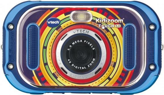 VTech Kidizoom Touch 5,0 - Digitalkamera - Kompaktkamera mit digitale Wiedergabe / Sprachaufnahme - 5,0 MPix - Blau (80-163504)