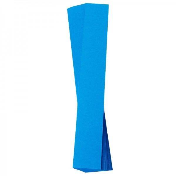Papierstreifen, 6 x 50 cm, 120g/m², blau, 50 Stück