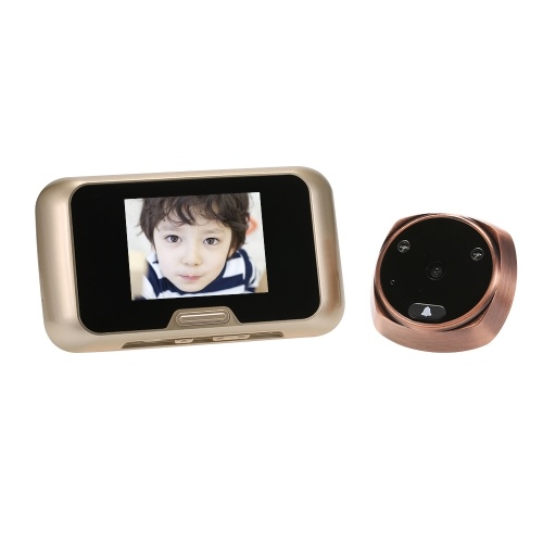 Peephole electrónico con cámara de Peephole al aire libre con visor interior de 3.0 pulgadas