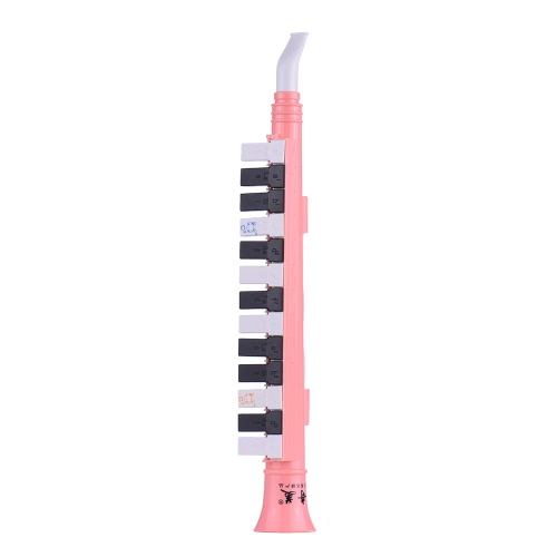 Qimei QM13A 13 touches clavier Harmonica Melodica Pianica Musical Instrument Education pour Débutant Enfants Enfants Rose Cadeau