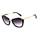 aluminio gato-ojo gafas de sol ligeras de las mujeres anti-reflectantes